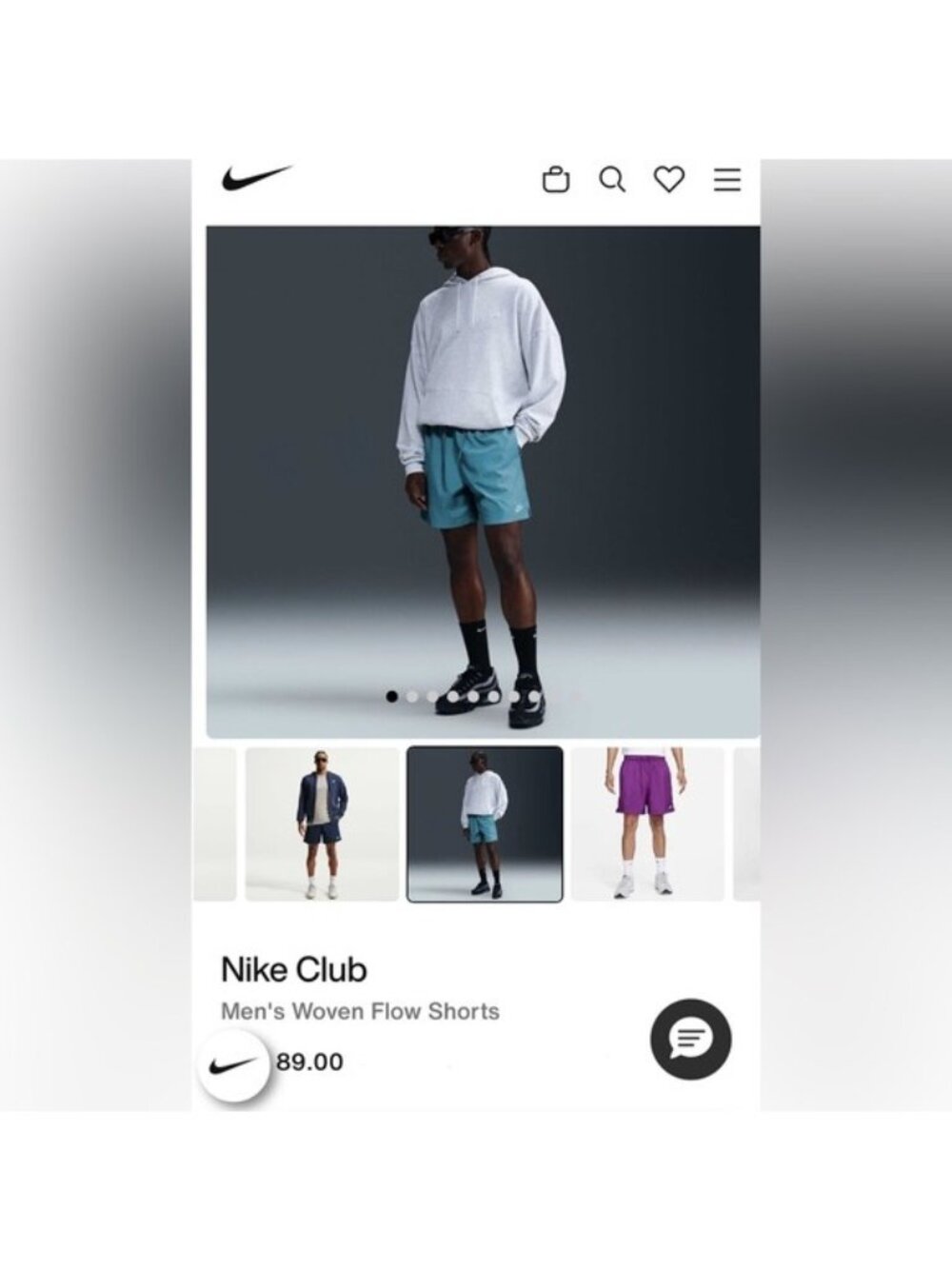 Nike Dri-fit Club Woven Shorts